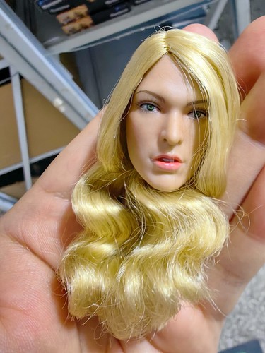Scultura testa femmina - scultura, di